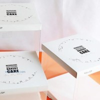 厂家批发蛋糕盒 生日蛋糕盒 包装盒 三合一透明蛋糕盒 logo私人